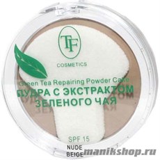 04020 Триумф TF Пудра для лица Compact Powder Green Tea 04 натуральный бежевый