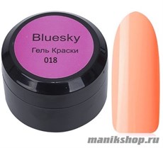 11250 Bluesky Гель-краска серии Классик №018 розовое кружево 8мл с липким слоем