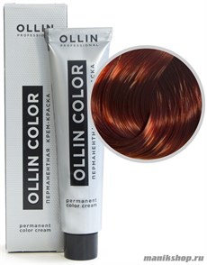 7/46 Ollin Color Перманентная крем-краска для волос 60мл русый медно-красный