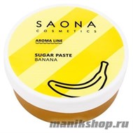 Saona Cosmetics Паста для шугаринга аромалиния «Home Line» BANANA (Банановая) 200гр - фото 100372