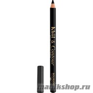 60192 Bourjois 334002  Карандаш для глаз "Khol &amp; Contour"  тон 002 Ultra black, глубокий ультра черный, матовый финиш - фото 103981