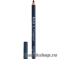 60196 Bourjois 334006 Карандаш для глаз "Khol &amp; Contour"  тон 006 Oui je le bleu, глубокий оттенок синего моря, матовый финиш - фото 103984