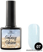 № 07 TNL Гель-лак Galaxy shine 10мл светло-бирюзовый с шиммером - фото 105995