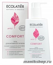 171517 Ecolab Ecolatier Inspirat Гель для интимной гигиены Comfort с молочной кислотой и пробиотиком 250мл - фото 106430
