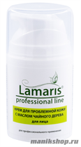Lamaris Крем для лица  ЛЛ105 для проблемной кожи с маслом чайного дерева 50мл - фото 109038