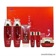 Jigott Набор для комплексного ухода за лицом Daandan Bit Premium Red Ginseng 4 Set Galactomyces - фото 112063