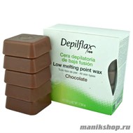Горячий воск - Шоколад Depilflax 500гр - фото 25186