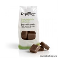 Горячий воск - Шоколадный Depilflax 1000гр - фото 25187