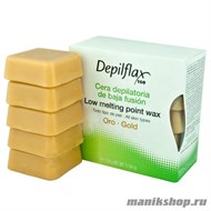 Горячий воск - Золотой Depilflax 500гр - фото 25190