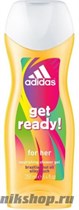 ADIDAS Гель для душа "GET READY!" питательный с маслом бразильского ореха 250мл - фото 46705