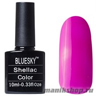 Neon 16 Bluesky Shellac (Сливово-фиолетовый, без блесток и перламутра) 10мл - фото 49884