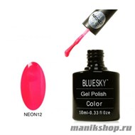 Neon 12 Bluesky Shellac 10мл (Коралловый, без блесток и перламутра) - фото 49894