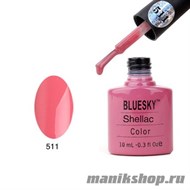 511 Bluesky Shellac Rose Bud 10мл (нежно-розовый, пастельный, плотный) - фото 49901