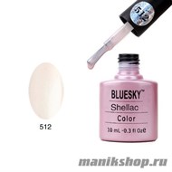 512 Bluesky Shellac Strawberry Smoothie 10мл (светло-розовый, перламутровый, плотный) - фото 49902