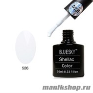 526 Bluesky Shellac Studio White 10мл (мягкий белый, подойдет для французского маникюра, плотный) - фото 49915