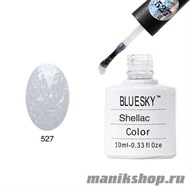 527 Bluesky Shellac Zillionaire 10мл (прозрачный, с мелкой голографической слюдой) - фото 49916