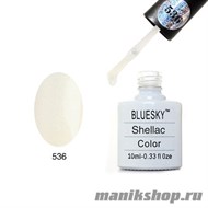 536 Bluesky Shellac Gold VIP Status 10мл (полупрозрачный, с золотыми микроблестками) - фото 49925