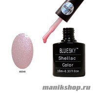 546 Bluesky Shellac Grapefruit Sparkle 10мл (телесно-розовый с серебряными микроблестками) - фото 49935