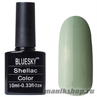 80570 Bluesky Shellac Sage Scarf 10мл (темный болотно-зеленый, без блесток и перламутра, плотный) - фото 49958