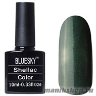 80574 Bluesky Shellac Serene Green 10мл (темно-травянистый, перламутровый, плотный) - фото 49962