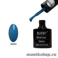 80554 Bluesky Shellac Water Park 10мл (васильковый, перламутровый, с серебряными микроблестками) - фото 49972