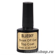 Top coat Shellac BLUESKY 10мл (Верхнее покрытие, закрепитель, БЕЗ липкого слоя) - фото 50000