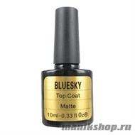 Top coat MATTE Shellac BLUESKY 10мл (МАТОВОЕ верхнее покрытие, закрепитель) - фото 50004