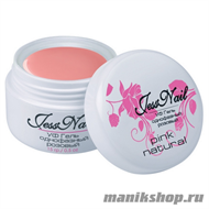 4111 JessNail Гель однофазный pink natural 15гр Розовый, натуральный (белая банка) - фото 83379