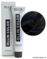 2/0 Ollin Color Перманентная крем-краска для волос 60мл черный - фото 98694