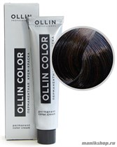 4/0 Ollin Color Перманентная крем-краска для волос 60мл шатен - фото 98697