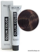 4/5 Ollin Color Перманентная крем-краска для волос 60мл шатен махагоновый - фото 98700