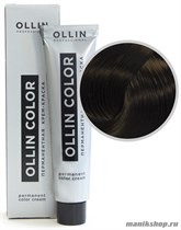 4/1 Ollin Color Перманентная крем-краска для волос 60мл шатен пепельный - фото 98702