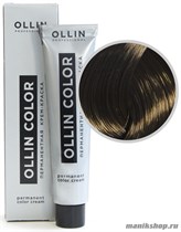 6/0 Ollin Color Перманентная крем-краска для волос 60мл темно-русый - фото 98712