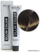 6/1 Ollin Color Перманентная крем-краска для волос 60мл темно-русый пепельный - фото 98714