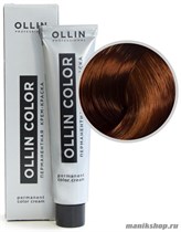 6/4 Ollin Color Перманентная крем-краска для волос 60мл темно-русый медный - фото 98717