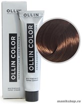 6/75 Ollin Color Перманентная крем-краска для волос 60мл темно-русый коричнево-махагоновый - фото 98722