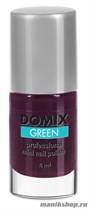 Domix Лак для ногтей 6мл 0411 тёмно-сливовый - фото 99378