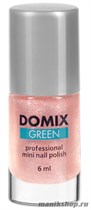 Domix Лак для ногтей 6мл 1640 пастельно-розовый с шиммером - фото 99384