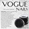 004P Vogue nails Гель-паста серебро 7гр